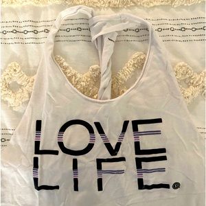 PURE BARRE LOVE LIFE TANK